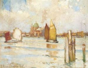 Across The Lagoon, Venice by Edward Reginald Frampton