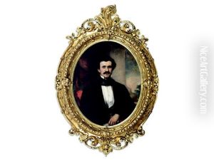 Waist-length Portraits Of Josiah H. Obear by Manuel Joachim De Franca
