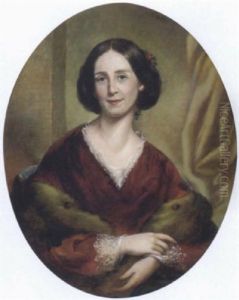 Portrait Eliza Adelia Whitehill, Im Alter Von 20 Jahren by Manuel Joachim De Franca