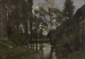Mare Aux Canards Bordee De Saules