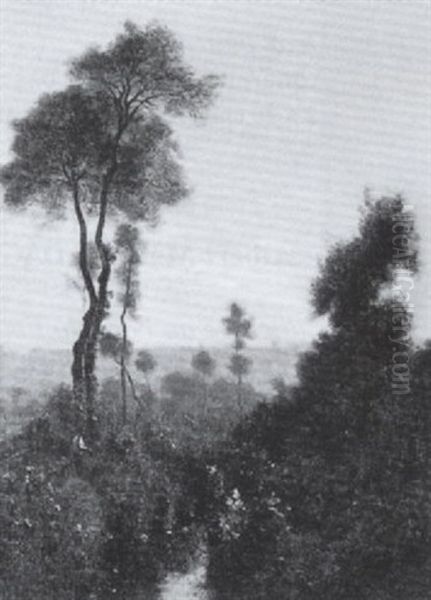 Promeneur Pres Du Ruisseau - view 1