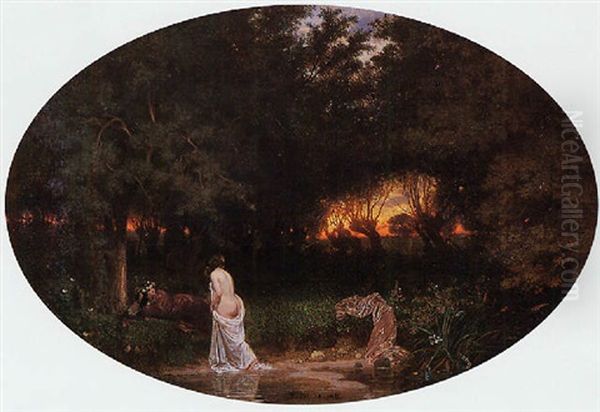 Female Comraderie At Dusk - view 1