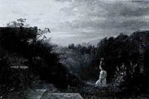 Sunset by Francois Louis Francais