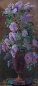 Still Life With Lilacs by Eurilda Loomis France