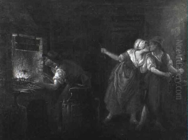 Blacksmith Cuckolded At His Forge - view 1