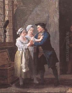 Scene D'auberge by Leonard de France
