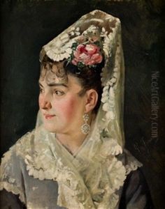 Dama Con Mantilla