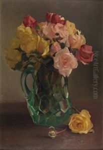 Jarra Con Flores by Juan de Dios Frances