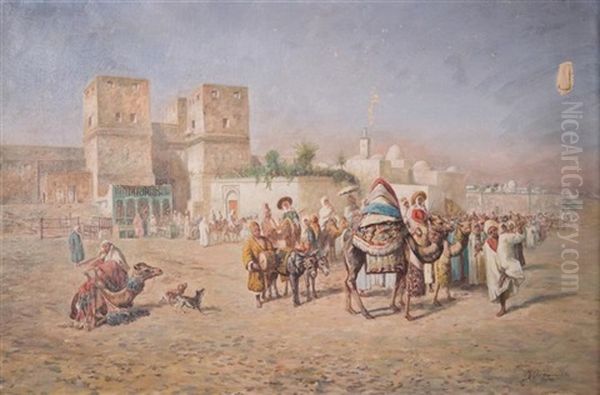 Devant La Port De Bab Al Nasr, Le Caire - view 1