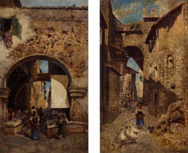 A Market Scene - view 1