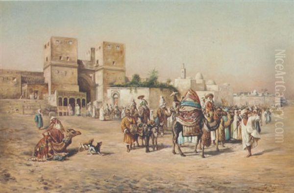 Departing From An Arabic Town - view 1