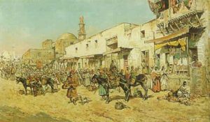 The Arab Street Market by Mariano De Franceschi
