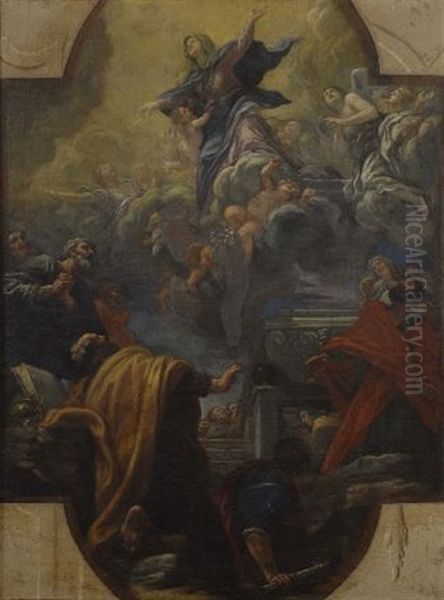 Assunzione Della Vergine (primo Bozzetto Per Il Soffitto Della Santissima Annunziata A Firenze) Ca - view 1