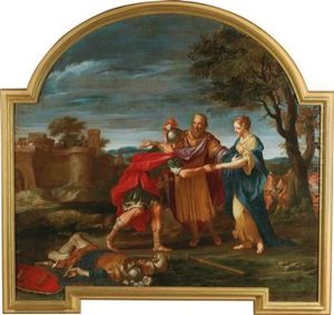 Aeneas And Lavinia by Marc Antonio Franceschini