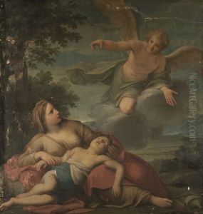 Hagar And The Angel by Marc Antonio Franceschini
