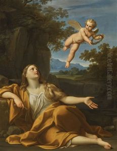 The Penitent Magdalen by Marc Antonio Franceschini