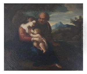 Sacra Famiglia by Marc Antonio Franceschini