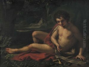San Giovanni Battista Nel Deserto by Marc Antonio Franceschini