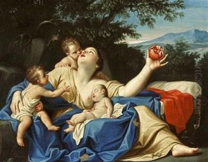 An Allegory Of Charity by Marc Antonio Franceschini