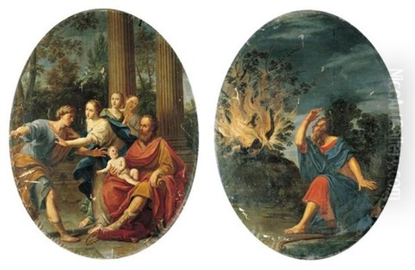 The Infant Moses Throwing The Pharoah's Crown On The Ground - view 1
