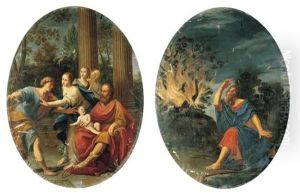 The Infant Moses Throwing The Pharoah's Crown On The Ground The Infant Moses Throwing The Pharoah's Crown On The Ground