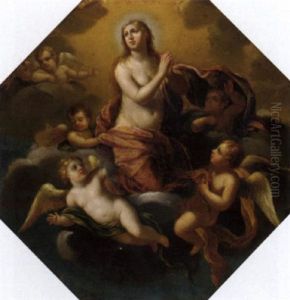 The Assumption Of The Magdalen by Marc Antonio Franceschini
