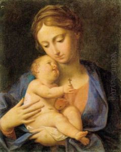 Madonna Col Bambino by Marc Antonio Franceschini