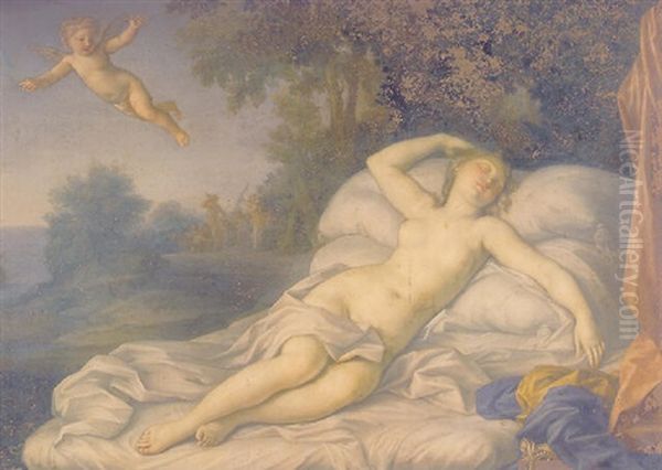 Ariadne On The Island Of Naxos, Theseus At Sea Beyond - view 1