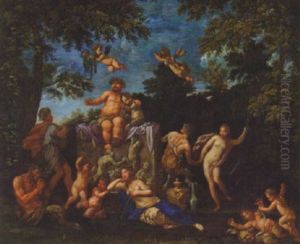 A Bacchanal by Marc Antonio Franceschini
