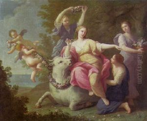 The Rape Of Europa by Marc Antonio Franceschini