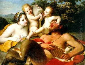 The Drunkeness Of Pan by Marc Antonio Franceschini