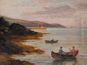 Untitled - Sunset Boat Ride by Joseph-Charles Franchere