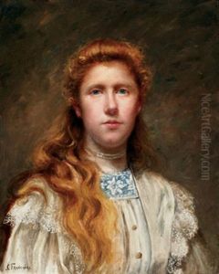 Red Haired Girl by Joseph-Charles Franchere