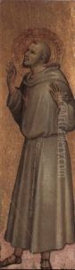 Saint Francis Receiving The Stigmata by Rossello di Jacopo Franchi