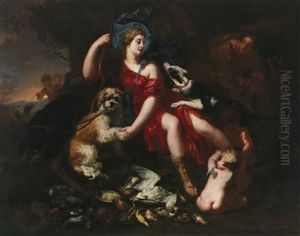 Diana Resting by Lucas Franchoys the Younger