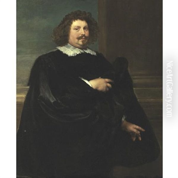 Portrait Of A Gentleman In Black - view 1