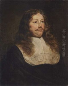 A Portrait Of A Gentleman With A Lace Collar by Peeter Franchoys