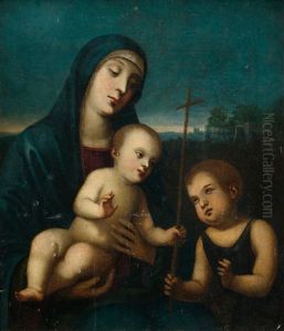Die Madonna Mit Dem Christus- Und Johannesknaben Die Madonna Mit Dem Christus- Und Johannesknaben