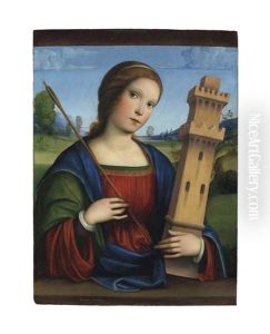 Saint Barbara by Francesco Francia