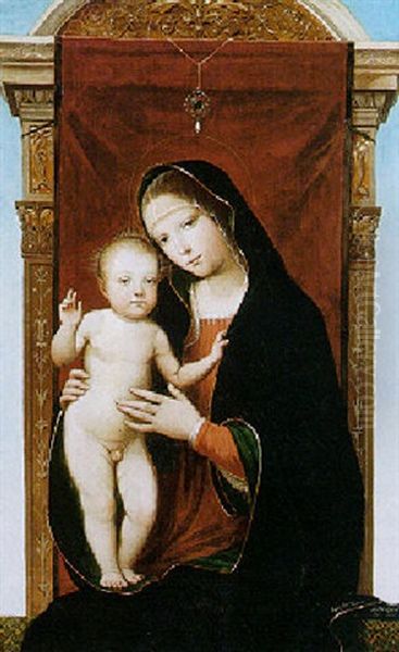 The Madonna And Child Enthroned - view 1