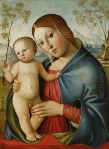 Madonna Mit Kind by Giacomo Francia