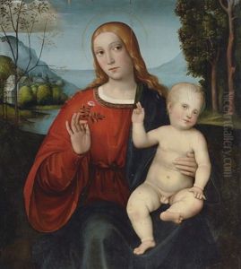 The Madonna And Child by Giacomo Francia