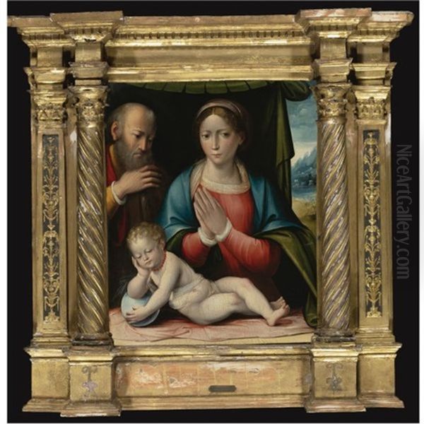 The Madonna And Child With Saint Joseph - view 1