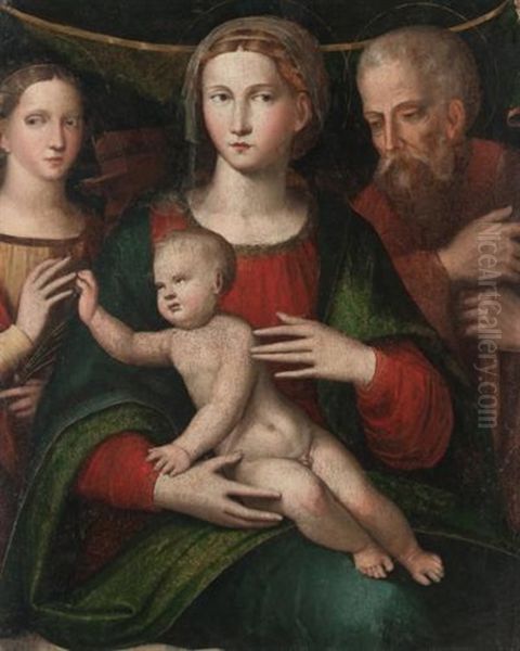 The Mystic Marriage Of Saint Catherine - view 1