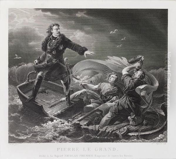 Peter The Great In A Storm On Lake Ladoga - view 1