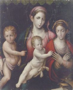 The Mystic Marriage Of Saint Catherine, With The Infant St. John The Baptist