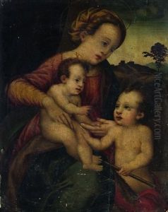 Madonna Con Bambino E San Giovannino Madonna Con Bambino E San Giovannino