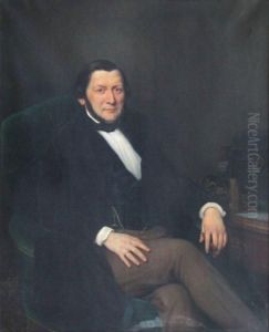 Portrait Du Notable M.b. by Charles Auguste