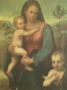 Madonna And Child With Saint John Madonna And Child With Saint John