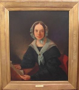 Portrait Of A Woman With Letter In Hand